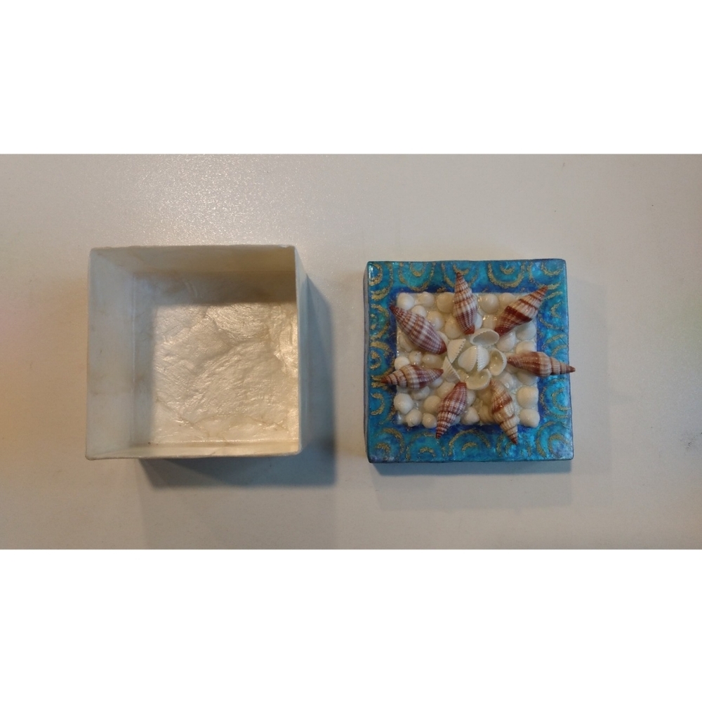 Blue shell box